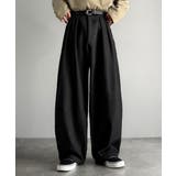 ブラック | 「オールシーズン大活躍。」 綿100%インツータック仕様ワイドバルーンパンツ | Classical Elf Men