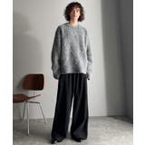 「深みのある1着。」ミックスシャギー素材クルーネックセーター Mixed | Classical Elf Men | 詳細画像6