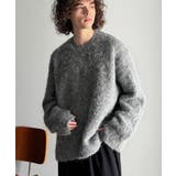 「深みのある1着。」ミックスシャギー素材クルーネックセーター Mixed | Classical Elf Men | 詳細画像3