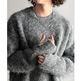 「深みのある1着。」ミックスシャギー素材クルーネックセーター Mixed | Classical Elf Men | 詳細画像4