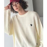 アイボリー | 「究極スタンダード」畔編みオーバーサイズクルーネックセーター Oversized | Classical Elf Men
