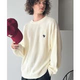 「究極スタンダード」畔編みオーバーサイズクルーネックセーター Oversized | Classical Elf Men | 詳細画像6