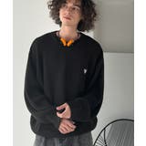 「究極スタンダード」畔編みオーバーサイズクルーネックセーター Oversized | Classical Elf Men | 詳細画像12