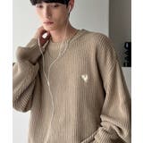 「究極スタンダード」畔編みオーバーサイズクルーネックセーター Oversized | Classical Elf Men | 詳細画像14