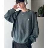 「究極スタンダード」畔編みオーバーサイズクルーネックセーター Oversized | Classical Elf Men | 詳細画像20