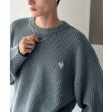 「究極スタンダード」畔編みオーバーサイズクルーネックセーター Oversized | Classical Elf Men | 詳細画像22