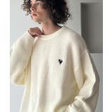 「究極スタンダード」畔編みオーバーサイズクルーネックセーター Oversized | Classical Elf Men | 詳細画像2