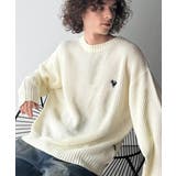 「究極スタンダード」畔編みオーバーサイズクルーネックセーター Oversized | Classical Elf Men | 詳細画像4