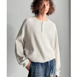 「ヘビーウェイト一択。」綿100%ワッフル素材ラグランビッグTシャツ | Classical Elf Men | 詳細画像20