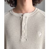 「ヘビーウェイト一択。」綿100%ワッフル素材ラグランビッグTシャツ | Classical Elf Men | 詳細画像26