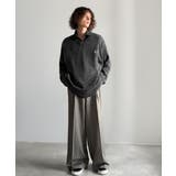 「自分ウケ最強。」綿100％刺繍入りピグメント加工Vネックセーター | Classical Elf Men | 詳細画像9 