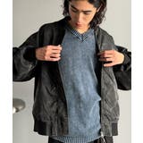 「自分ウケ最強。」綿100％刺繍入りピグメント加工Vネックセーター | Classical Elf Men | 詳細画像20 