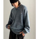 「自分ウケ最強。」綿100％刺繍入りピグメント加工Vネックセーター | Classical Elf Men | 詳細画像21 