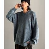 「自分ウケ最強。」綿100％刺繍入りピグメント加工Vネックセーター | Classical Elf Men | 詳細画像22 