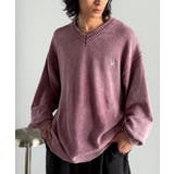 「自分ウケ最強。」綿100％刺繍入りピグメント加工Vネックセーター | Classical Elf Men | 詳細画像27 