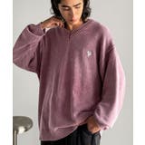 「自分ウケ最強。」綿100％刺繍入りピグメント加工Vネックセーター | Classical Elf Men | 詳細画像29 