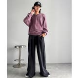 「自分ウケ最強。」綿100％刺繍入りピグメント加工Vネックセーター | Classical Elf Men | 詳細画像32 