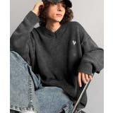 「自分ウケ最強。」綿100％刺繍入りピグメント加工Vネックセーター | Classical Elf Men | 詳細画像1 