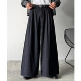 ワンウォッシュ | 「贅沢シルエット。」3タックワイドデニムスラックス Triple Tuck | Classical Elf Men