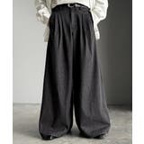 「贅沢シルエット。」3タックワイドデニムスラックス Triple Tuck | Classical Elf Men | 詳細画像5