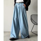 「贅沢シルエット。」3タックワイドデニムスラックス Triple Tuck | Classical Elf Men | 詳細画像6