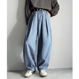 「虜になる!」インツータックワイドバルーンデニム Inverted Two | Classical Elf Men | 詳細画像6