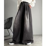 ブラック | 「Aライン即完成。」変形3タックスーパーワイドデニム Unique Three | Classical Elf Men