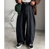 「シルエットで語る。」ブラスト加工カーブシルエットバレルレッグデニムパンツ | Classical Elf Men | 詳細画像21 