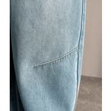 「シルエットで語る。」ブラスト加工カーブシルエットバレルレッグデニムパンツ | Classical Elf Men | 詳細画像24 