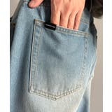 「シルエットで語る。」ブラスト加工カーブシルエットバレルレッグデニムパンツ | Classical Elf Men | 詳細画像25 