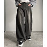 「シルエットで語る。」ブラスト加工カーブシルエットバレルレッグデニムパンツ | Classical Elf Men | 詳細画像1 