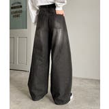 「シルエットで語る。」ブラスト加工カーブシルエットバレルレッグデニムパンツ | Classical Elf Men | 詳細画像4 