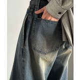 ヴィンテージ加工3タックワイドバルーンデニムパンツ Vintage Washed | Classical Elf Men | 詳細画像16 