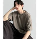 グレイッシュベージュ | Logo Rhinestone Design | Classical Elf Men