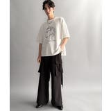 「視線を独り占め。」フェイスグラフィックオーバーサイズTシャツ Face | Classical Elf Men | 詳細画像8 