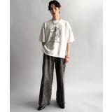 「視線を独り占め。」フェイスグラフィックオーバーサイズTシャツ Face | Classical Elf Men | 詳細画像9 