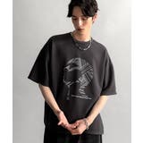 「視線を独り占め。」フェイスグラフィックオーバーサイズTシャツ Face | Classical Elf Men | 詳細画像20 