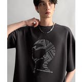 「視線を独り占め。」フェイスグラフィックオーバーサイズTシャツ Face | Classical Elf Men | 詳細画像21 