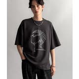 「視線を独り占め。」フェイスグラフィックオーバーサイズTシャツ Face | Classical Elf Men | 詳細画像22 