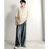 「透け感、モードの余韻。」衿ダブルライン使いレース柄ニットポロシャツ Lace … | Classical Elf Men | 詳細画像12 