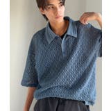 「透け感、モードの余韻。」衿ダブルライン使いレース柄ニットポロシャツ Lace … | Classical Elf Men | 詳細画像20 