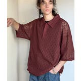 「透け感、モードの余韻。」衿ダブルライン使いレース柄ニットポロシャツ Lace … | Classical Elf Men | 詳細画像24 