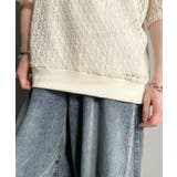 「透け感、モードの余韻。」衿ダブルライン使いレース柄ニットポロシャツ Lace … | Classical Elf Men | 詳細画像33 