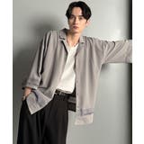 「レースが語る、大人の余裕。」レース切り替えオープンカラーシャツ Lace Pa… | Classical Elf Men | 詳細画像16 