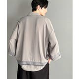 「レースが語る、大人の余裕。」レース切り替えオープンカラーシャツ Lace Pa… | Classical Elf Men | 詳細画像17 