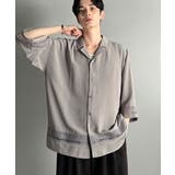 「レースが語る、大人の余裕。」レース切り替えオープンカラーシャツ Lace Pa… | Classical Elf Men | 詳細画像18 