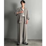 「レースが語る、大人の余裕。」レース切り替えオープンカラーシャツ Lace Pa… | Classical Elf Men | 詳細画像24 