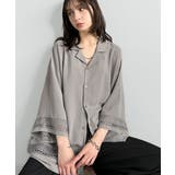 「レースが語る、大人の余裕。」レース切り替えオープンカラーシャツ Lace Pa… | Classical Elf Men | 詳細画像29 