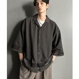 「レースが語る、大人の余裕。」レース切り替えオープンカラーシャツ Lace Pa… | Classical Elf Men | 詳細画像2 