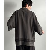 「レースが語る、大人の余裕。」レース切り替えオープンカラーシャツ Lace Pa… | Classical Elf Men | 詳細画像3 